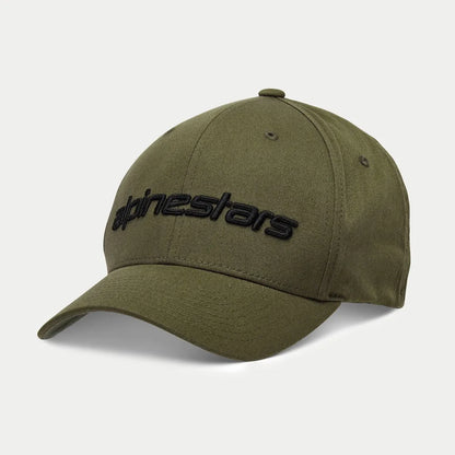 Gorra Alpinestars Linear - Verde Militar/Negro