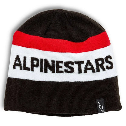 Beanie Alpinestars Stake - Negro/Blanco/rojo