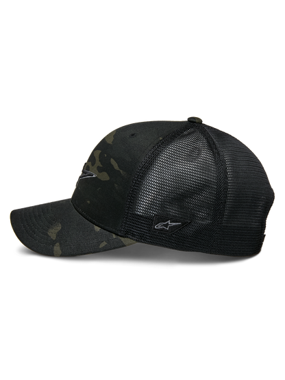 Gorra Alpinestars Recon Camo Trucker Negra