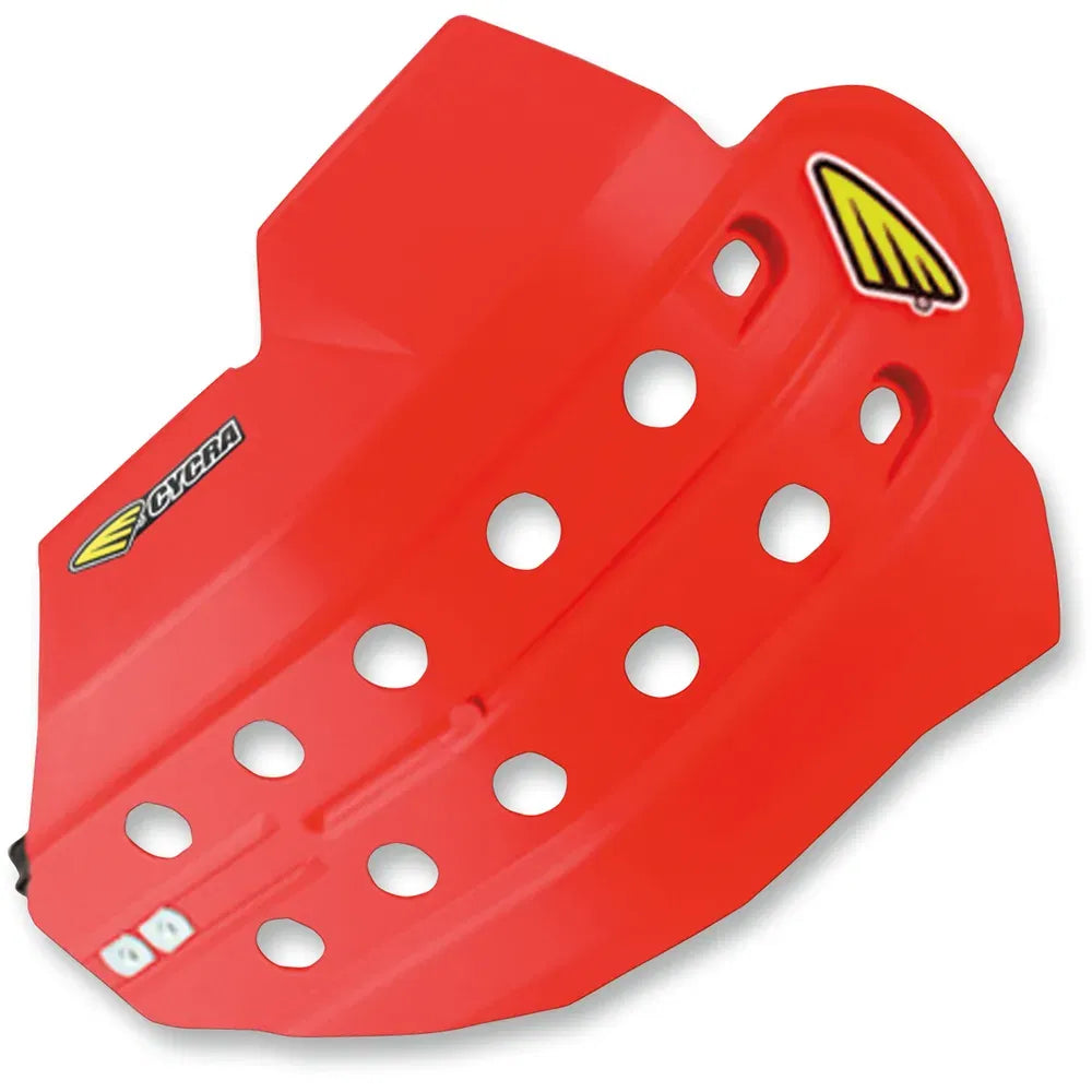 Skid Plate - Red - Honda