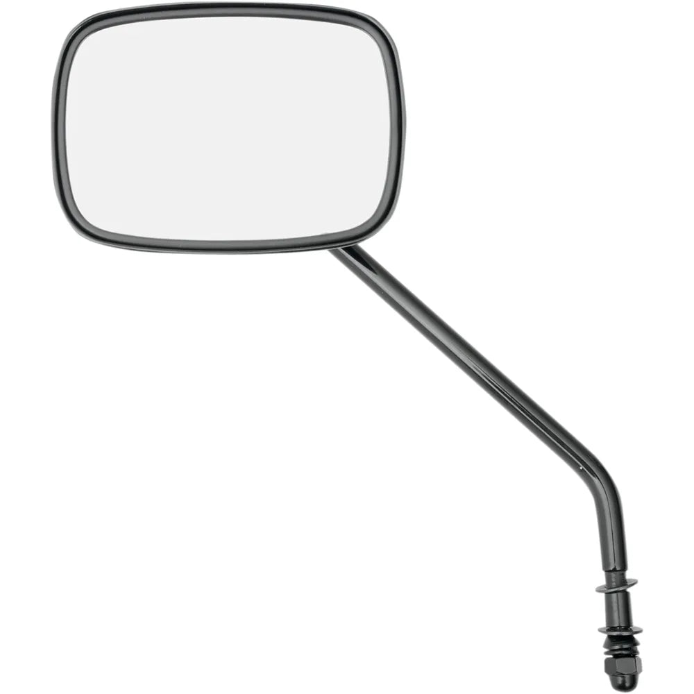 Die Cast Mirror - Long Stem - Black