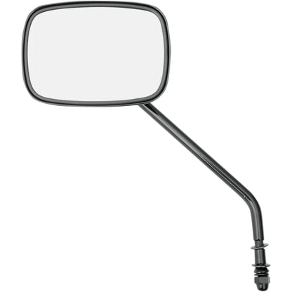Die Cast Mirror - Long Stem - Black