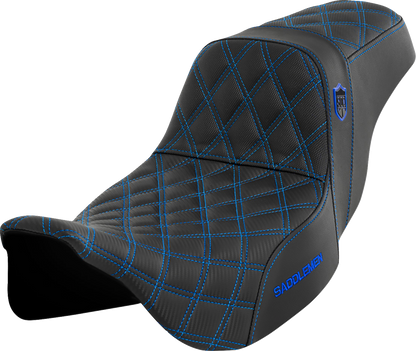 Asiento Pro Series SDC Performance Grip - Asiento Pro Series SDC Performance - sin respaldo - Costura azul - FLH/FLT '08-'23