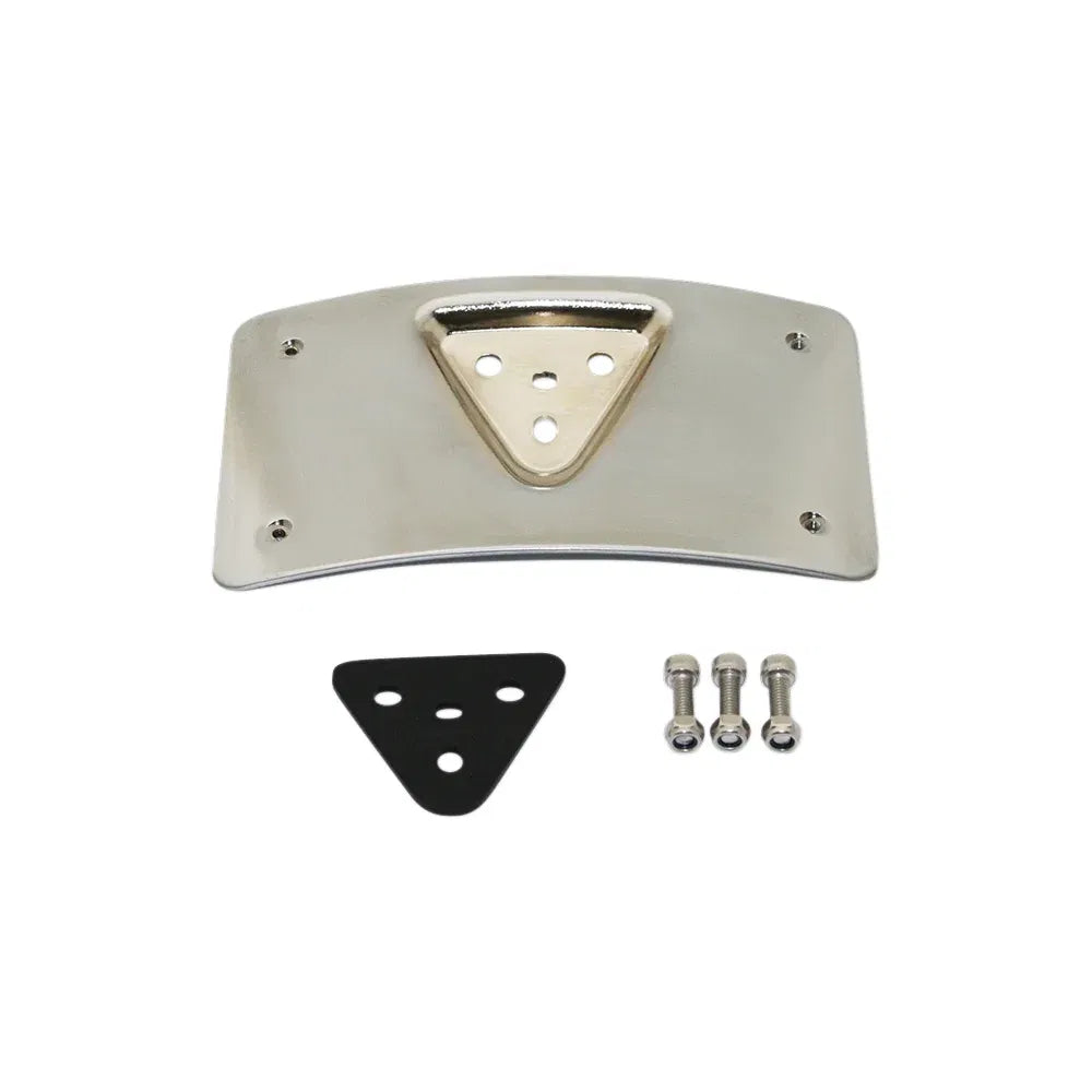 Soporte de placa de matrícula radial