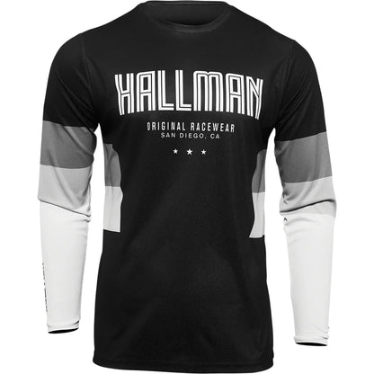 Playera hallman differ draft negro/blanco