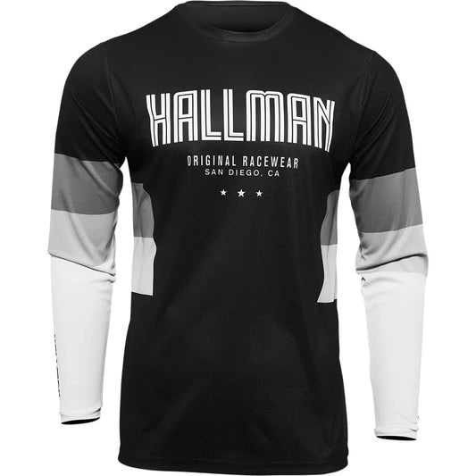 Playera hallman differ draft negro/blanco