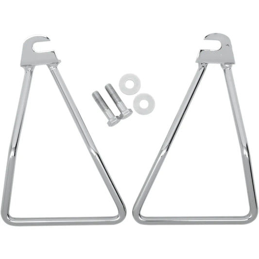 Soportes para alforjas cromo