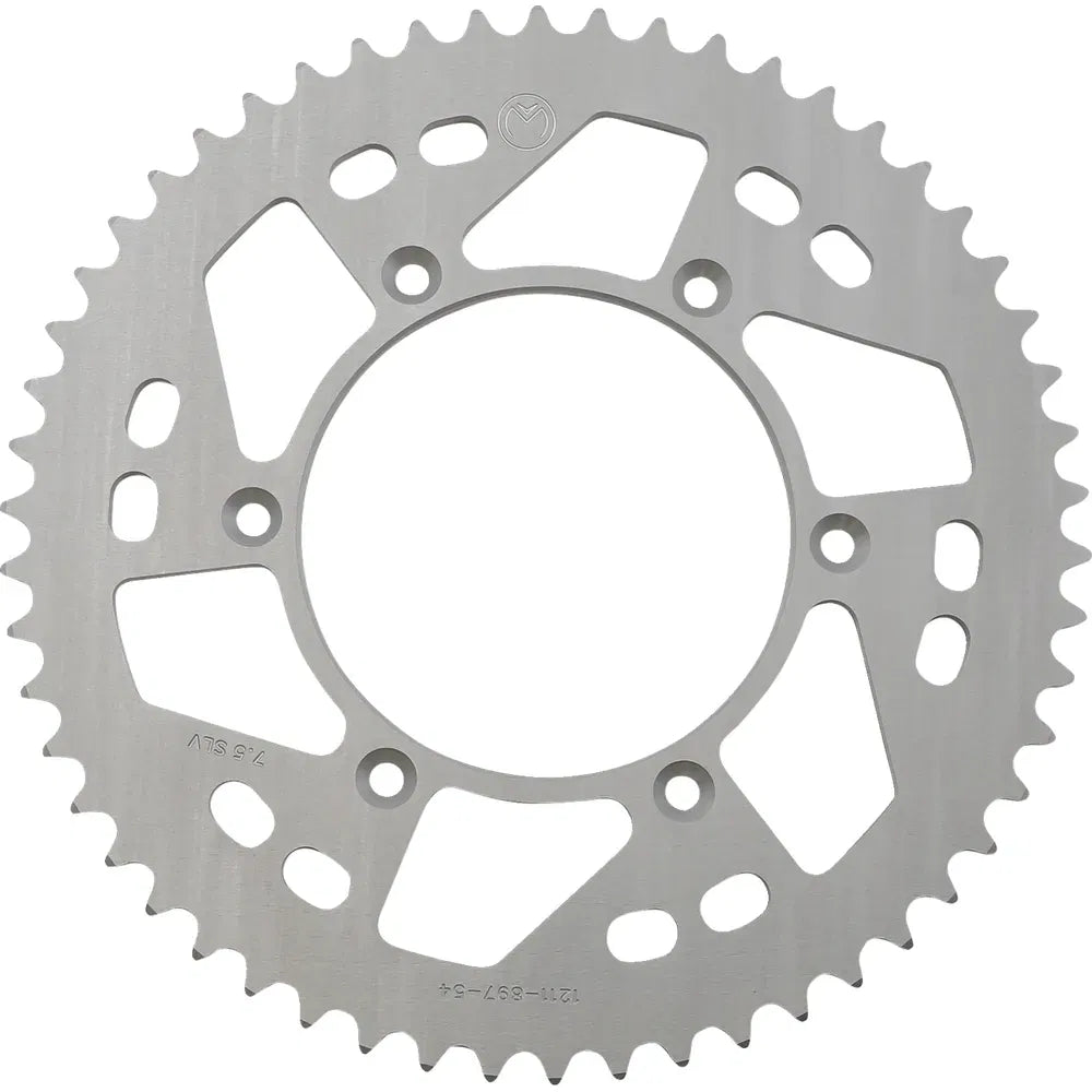 Corona Trasera Aluminio - Corona Trasera - Aluminio - 54 Dientes - Plata - Husaberg/Husqvarna/KTM