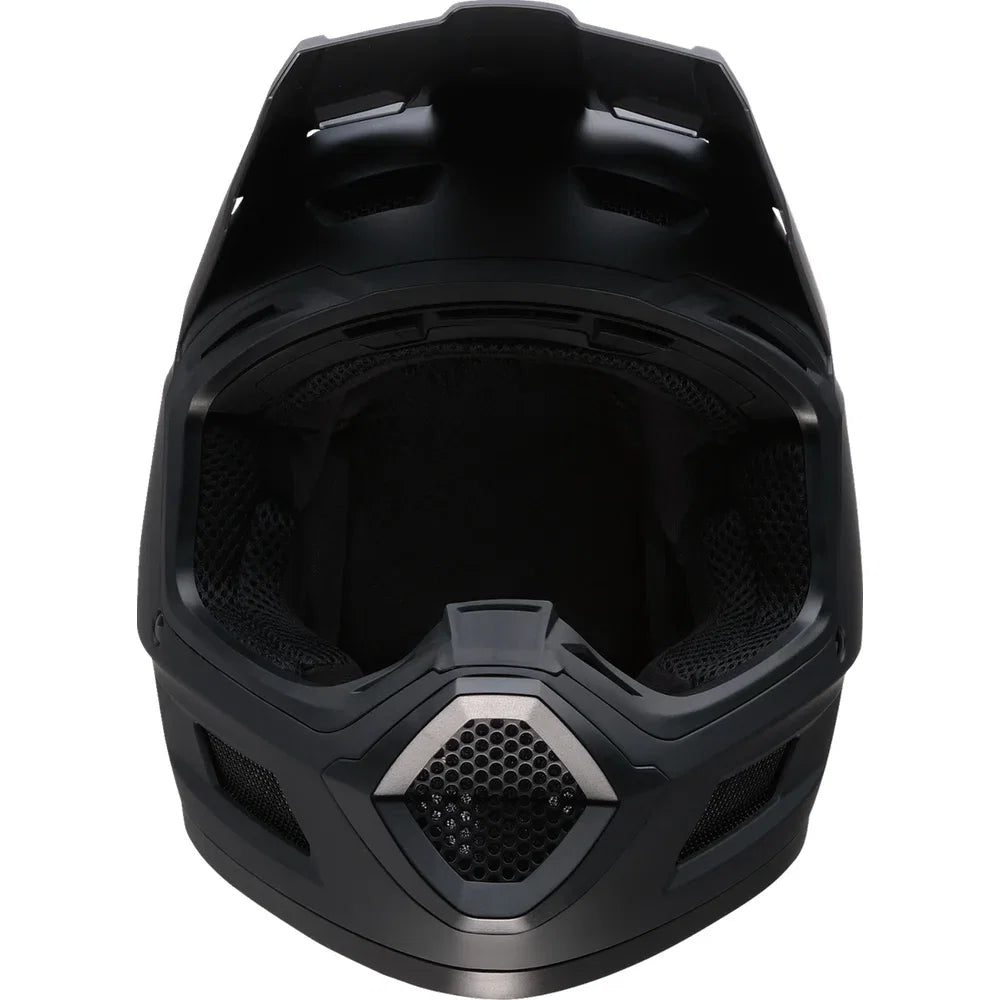 Casco juvenil dirt maxx solid negro mate