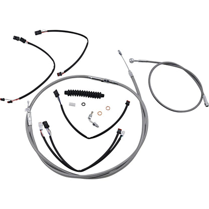 Kit de instalación de manillar XR - Kit de instalación de manillar XR - Colgadores Ape de 15"-17" - Softail '18-'24 - Acero inoxidable/cromo