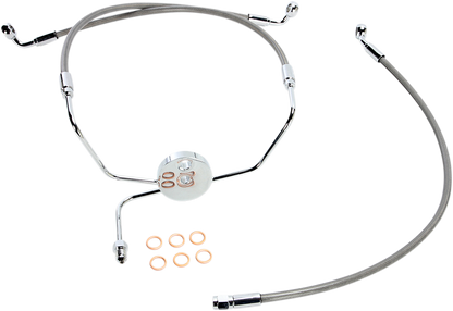 Kit de línea de freno delantero XR de acero inoxidable Extreme Response - Kit de línea de freno - XR - Acero inoxidable