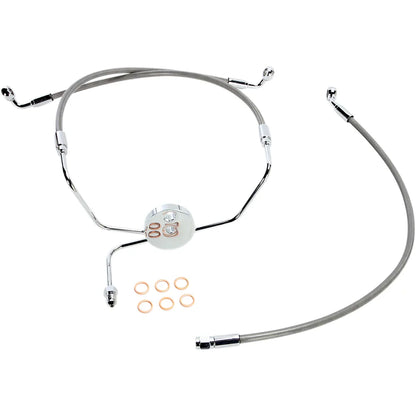 Kit de línea de freno delantero XR de acero inoxidable Extreme Response - Kit de línea de freno - XR - Acero inoxidable