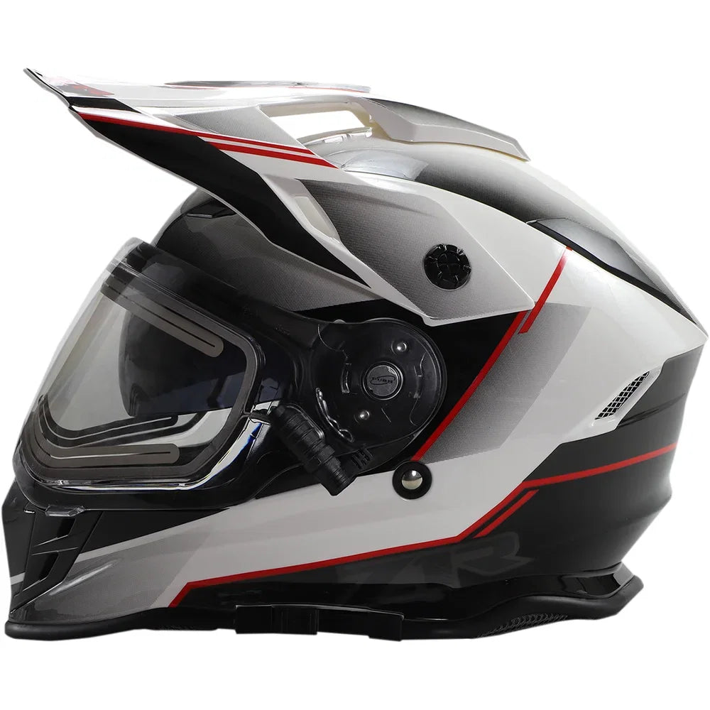 Casco eléctrico de doble panel range bladestorm snow