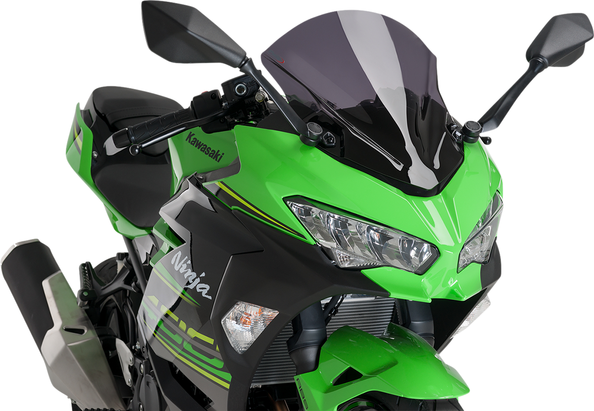 Parabrisas Z-Racing - Parabrisas de carrera - 15-3/4" - Ahumado oscuro - Kawasaki