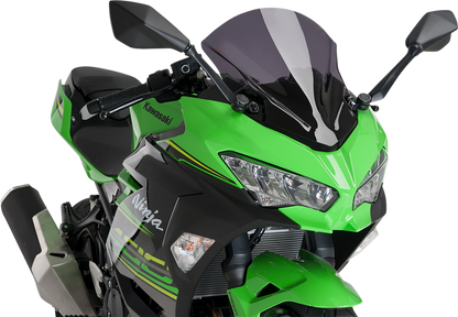 Parabrisas Z-Racing - Parabrisas de carrera - 15-3/4" - Ahumado oscuro - Kawasaki
