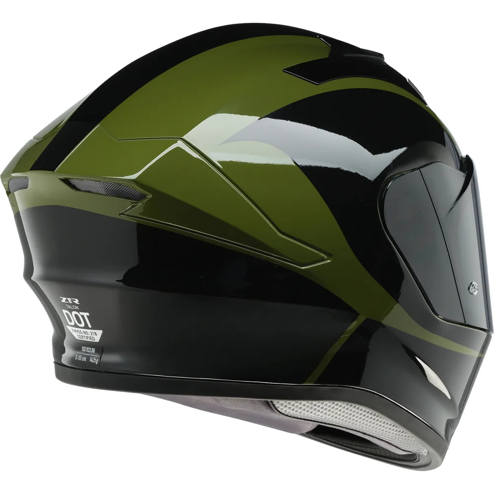 Casco Z1R Talon Stunna Green/Black