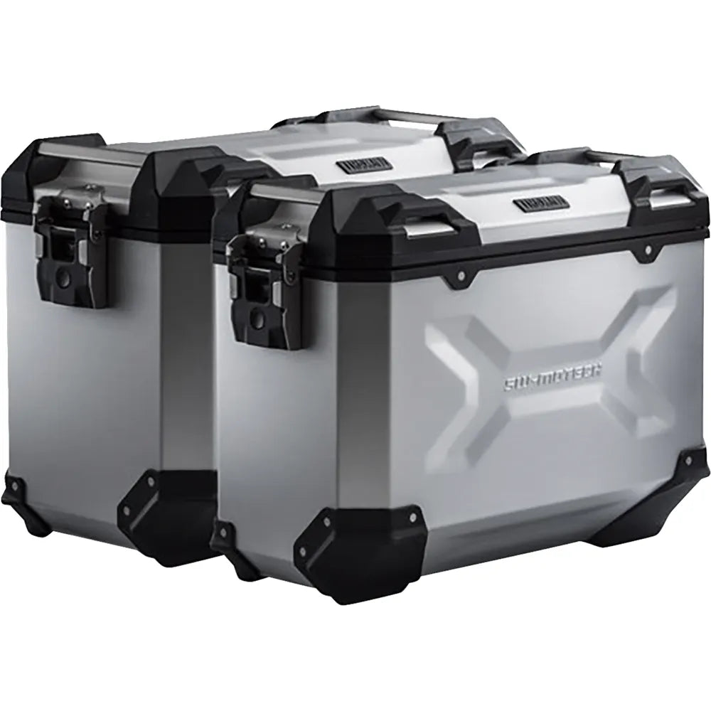 TRAX ADV Aluminum Case System - Silver - Triumph Tiger 800 '10-'19