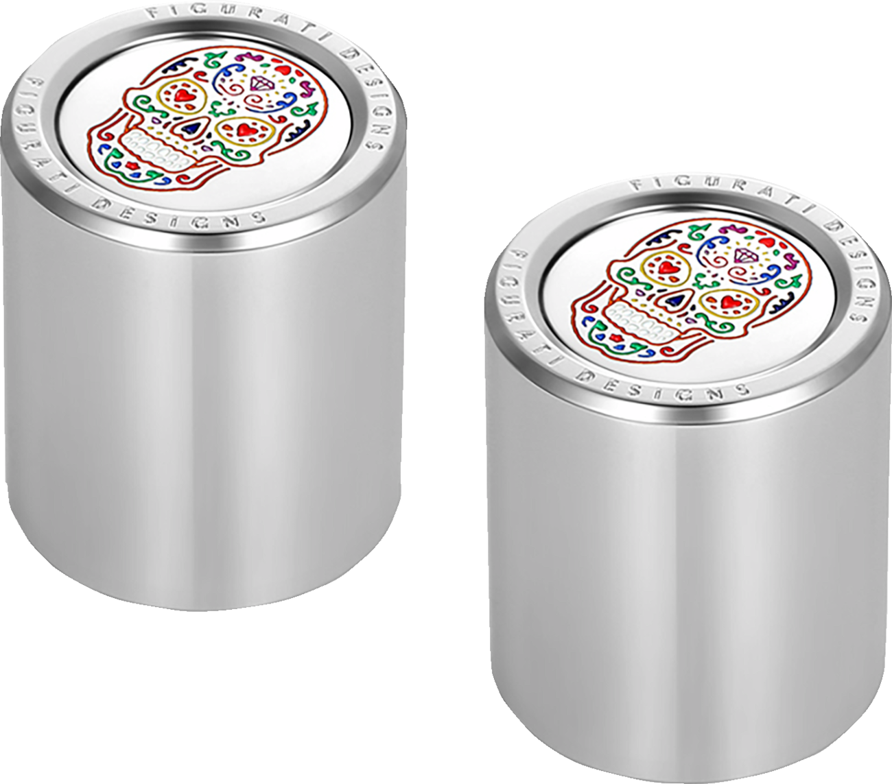 Cubierta de acoplamiento - Cubierta de acoplamiento - Corta - Pulido espejo - Sugar Skull