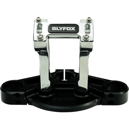 Kit SLYFOX Handlebar Riser Pullback 1" Clamping 6" Rise
