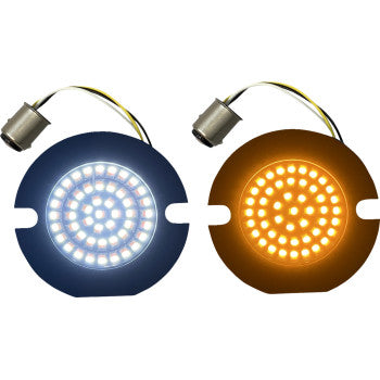 Amber/White LED Turn Signal Inserts