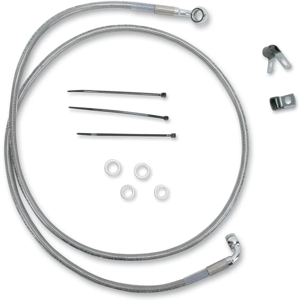 Línea de Freno Delantero de 8" de Acero Inoxidable