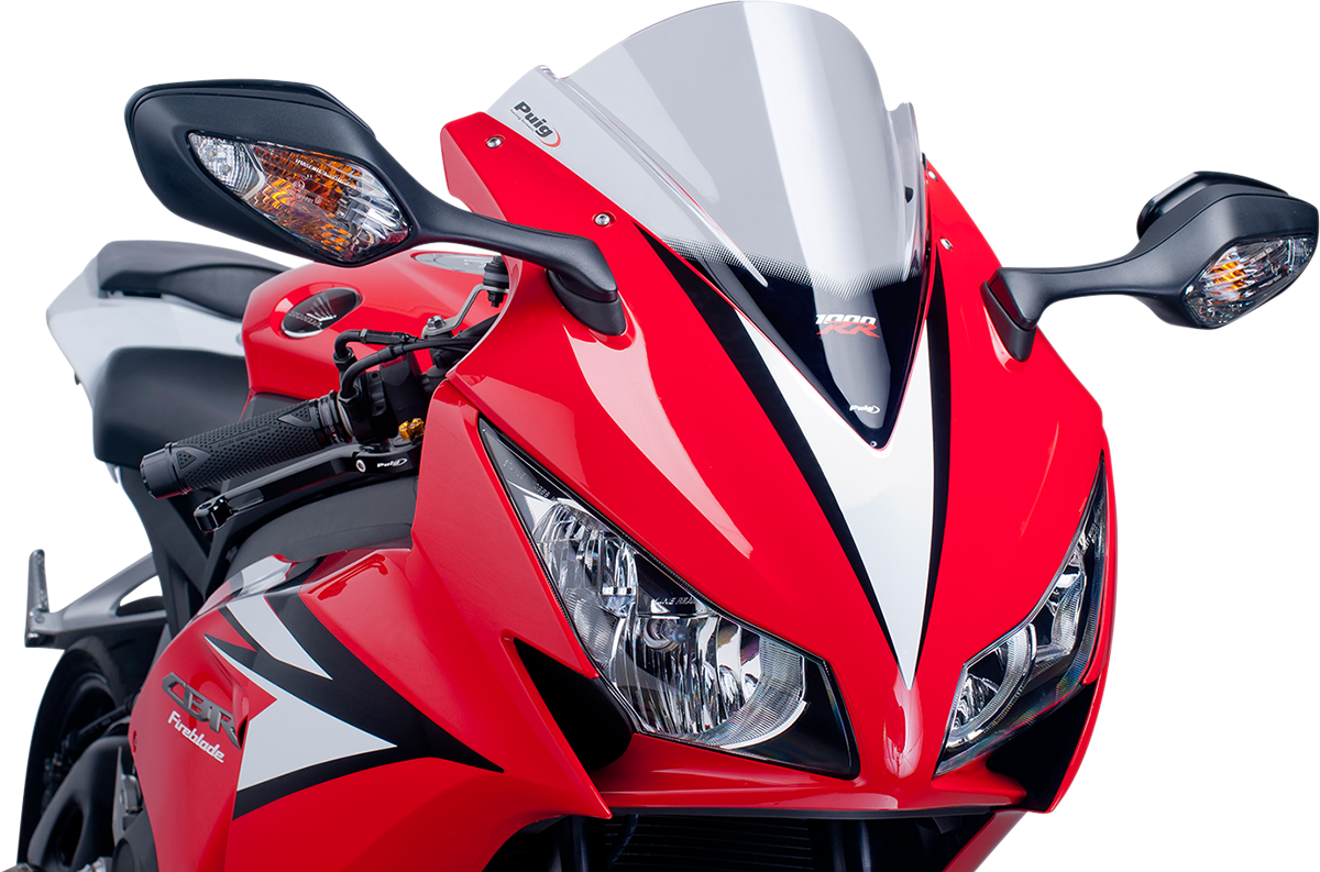Parabrisas Z-Racing - Parabrisas de carrera - 13-3/8" - Ahumado - CBR1000RR