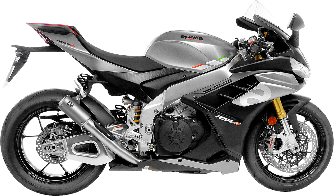 Silenciador Slip-On LV Corsa S - Silenciador Slip-On LV Corsa S - Titanio - Aprilia RSV4 Tuono V4