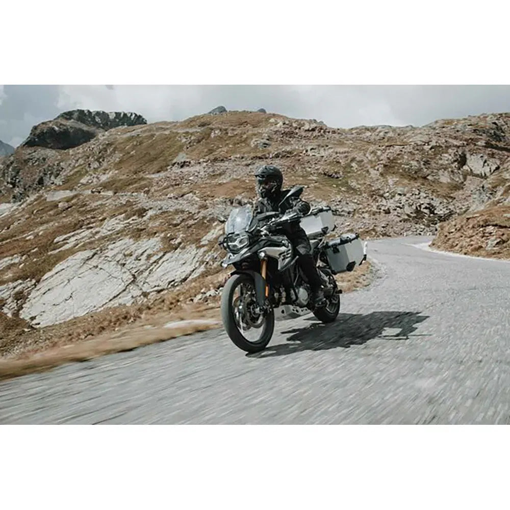 TRAX ADV Aluminum Case System - Silver - Triumph Tiger 800 '10-'19