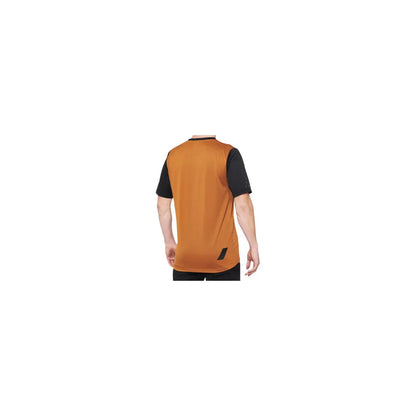 Playera 100% Ridecamp - terracota/negro