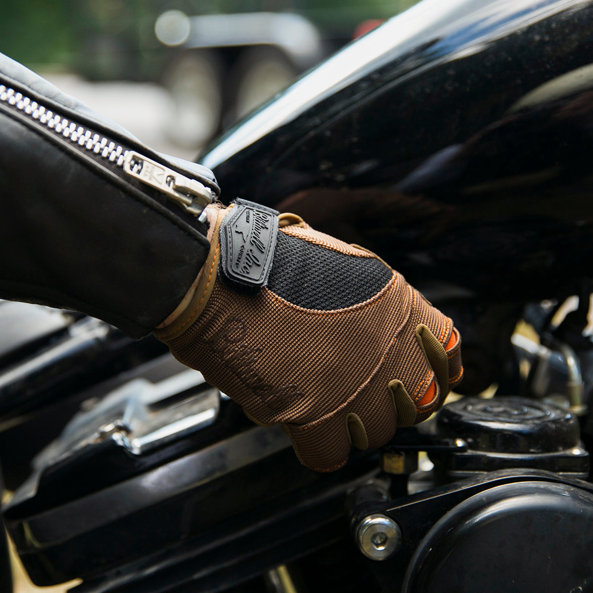 Guantes Biltwell Moto - cafe/naranja