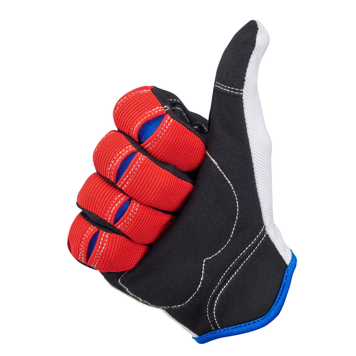 Guantes Biltwell Moto - rojo/blanco/azul