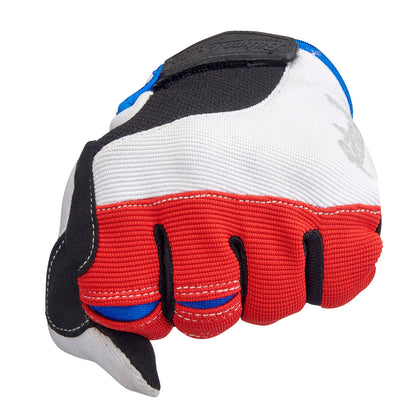 Guantes Biltwell Moto - rojo/blanco/azul