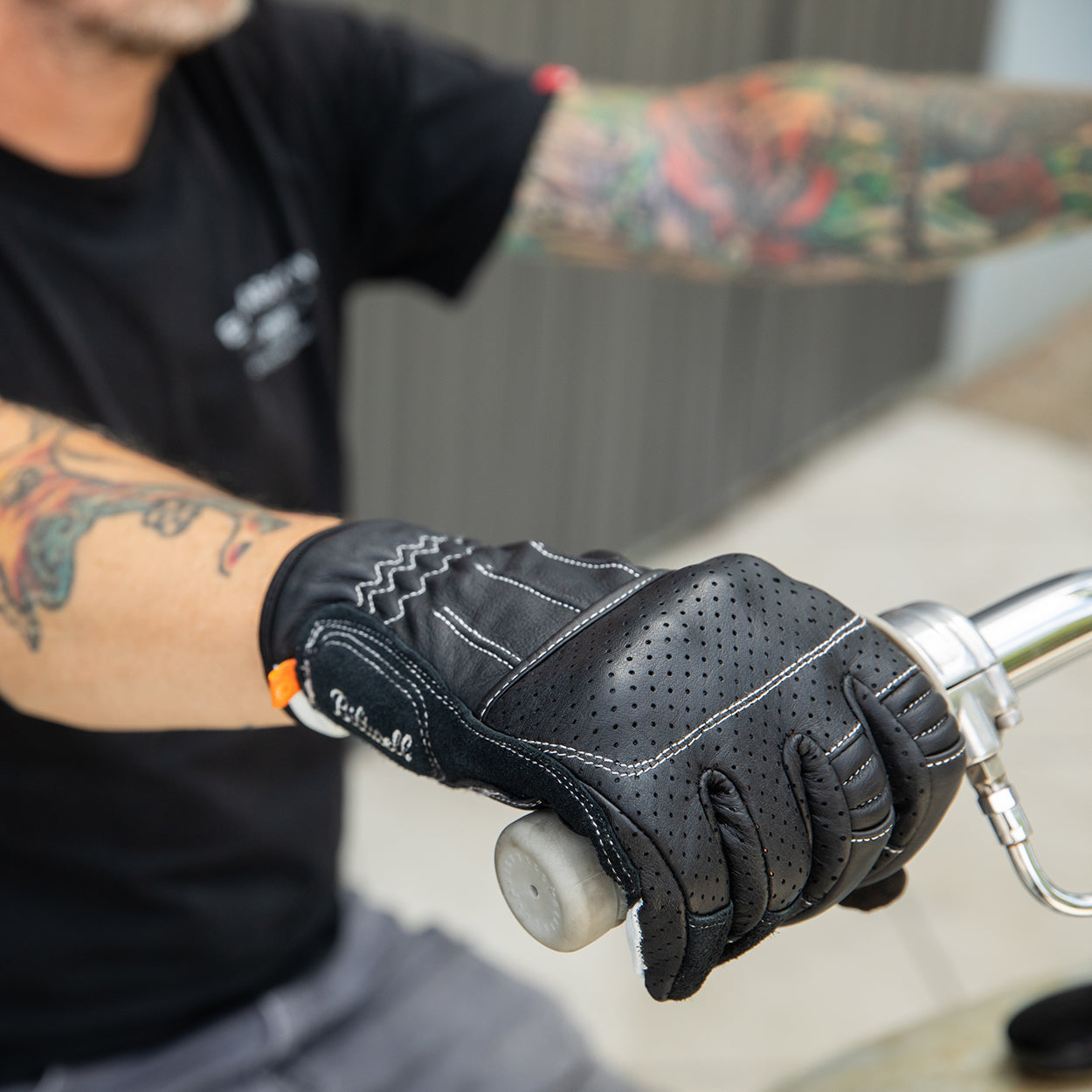 Guantes Biltwell Borrego - negro/cement