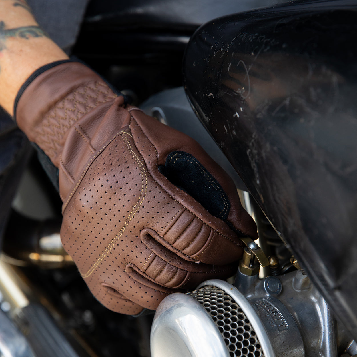 Guantes Biltwell Borrego - chocolate