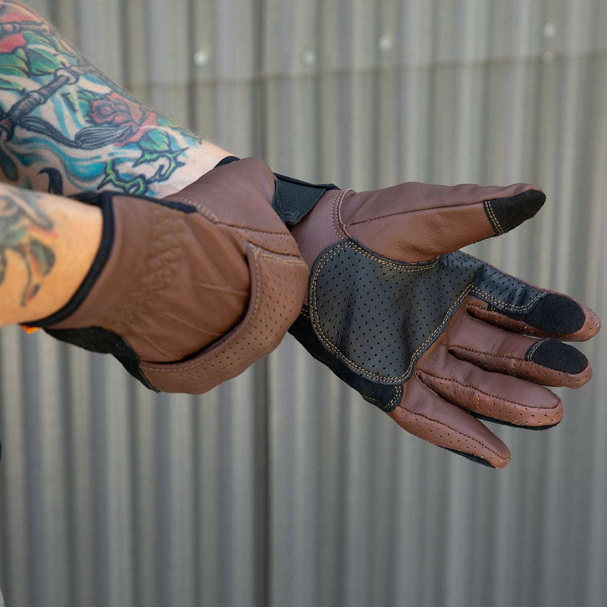 Guantes Biltwell Borrego - chocolate