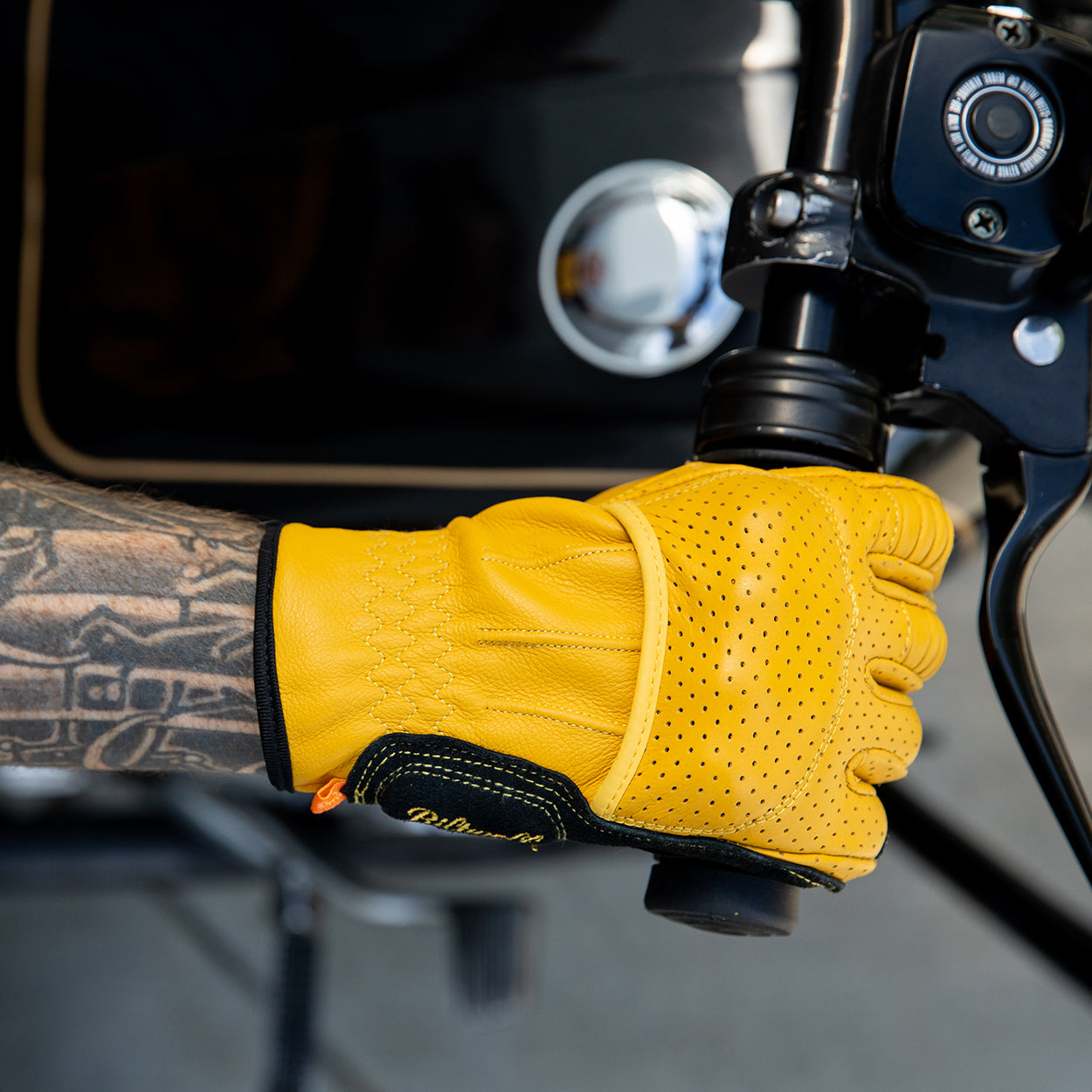 Guantes Biltwell Borrego - oro/negro