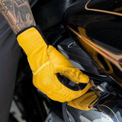 Guantes Biltwell Borrego - oro/negro