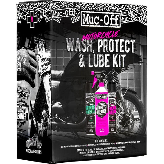 Kit de lavado, protección y lubricación de motocicletas