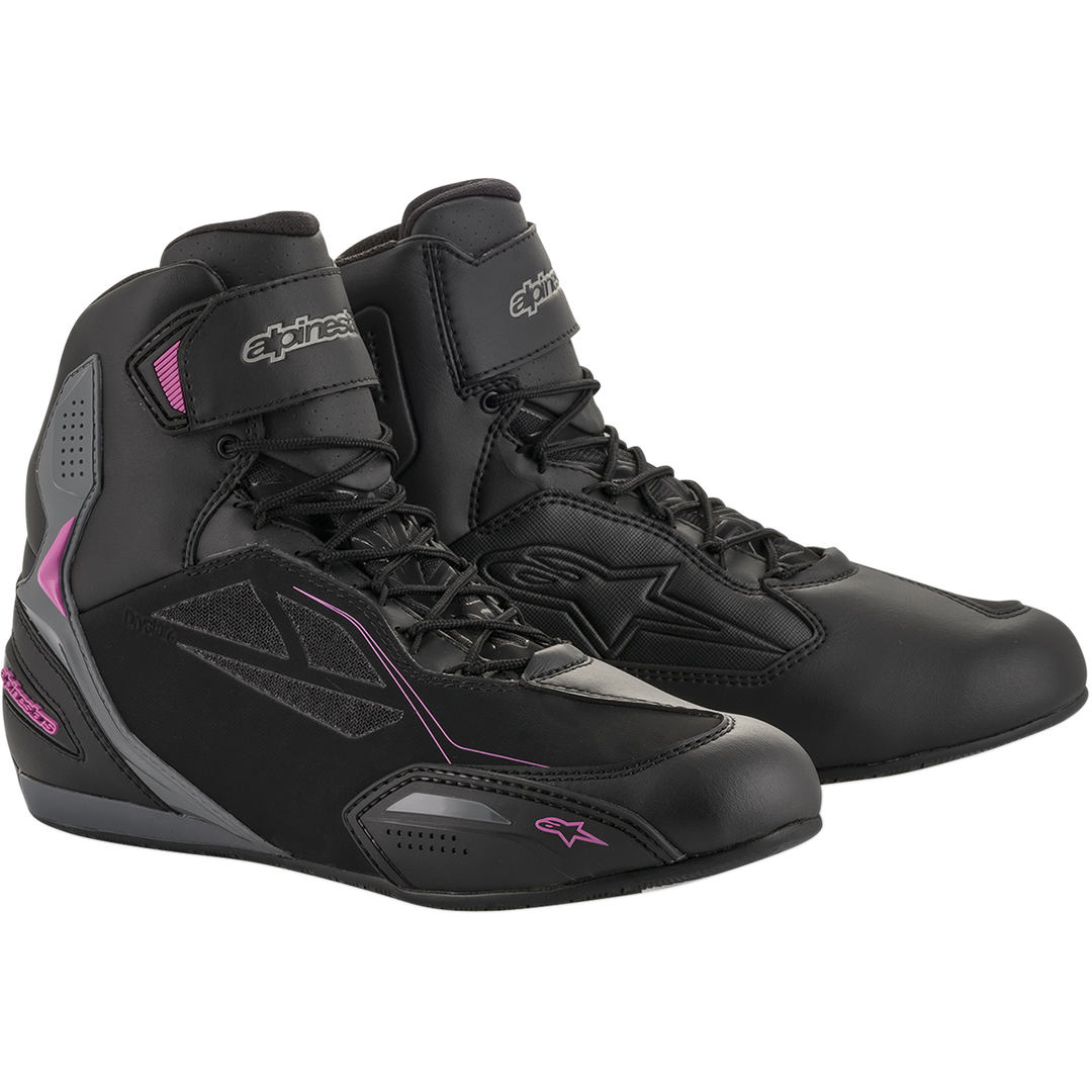 Zapatos Alpinestars Stella Faster-3 Drystar® - Negro/Gris/Rosa