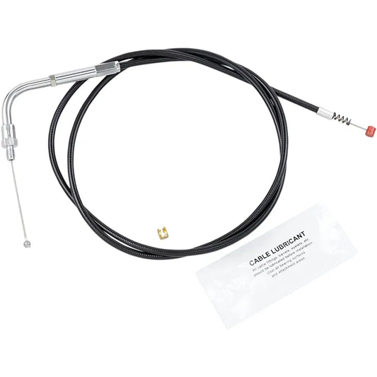 Cable de acelerador/ralentí de vinilo negro