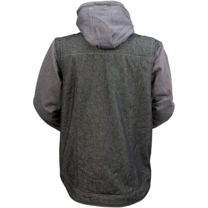 Sudadera con capucha vaquera
