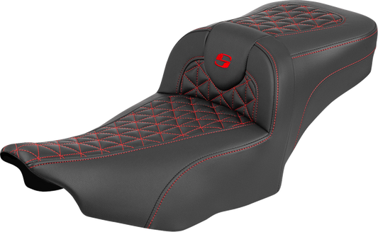 Asiento de alcance extendido Roadsofa™ - Asiento de alcance extendido Roadsofa™ - sin respaldo - Costura roja - FLH/FLT '23-'25