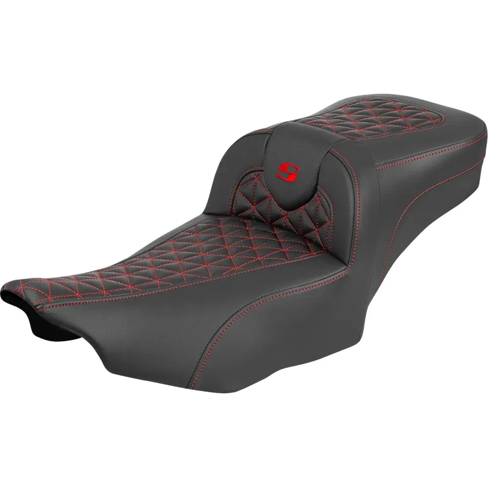Asiento de alcance extendido Roadsofa™ - Asiento de alcance extendido Roadsofa™ - sin respaldo - Costura roja - FLH/FLT '23-'25