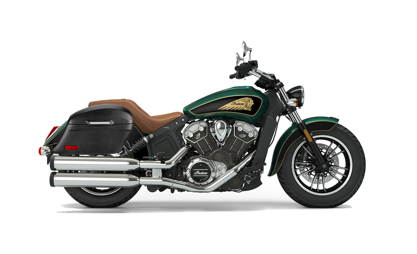 Alforjas Viking Lamellar Stallion Extra Large para Indian Scout
