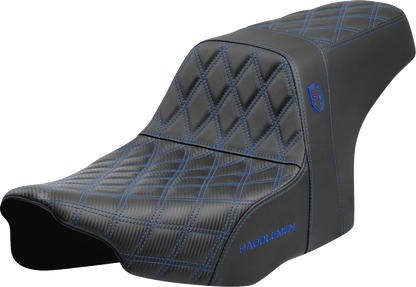 Asiento Pro Series SDC Performance Grip - Asiento Pro Series SDC Performance - Costuras azules - Sin respaldo - FLT/FLH '23 -'24