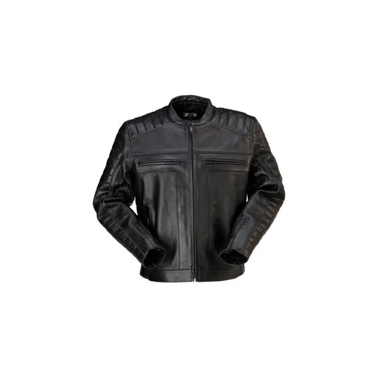 Chamarra de Piel Z1R Artillery - Negro