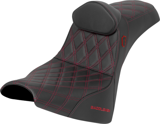 Asiento Pro Series SDC Performance Grip - Asiento Pro Series SDC Performance - con respaldo - Puntada roja - Pinza - FXBB/FXST '18 -'25