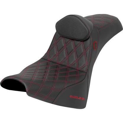 Asiento Pro Series SDC Performance Grip - Asiento Pro Series SDC Performance - con respaldo - Puntada roja - Pinza - FXBB/FXST '18 -'25