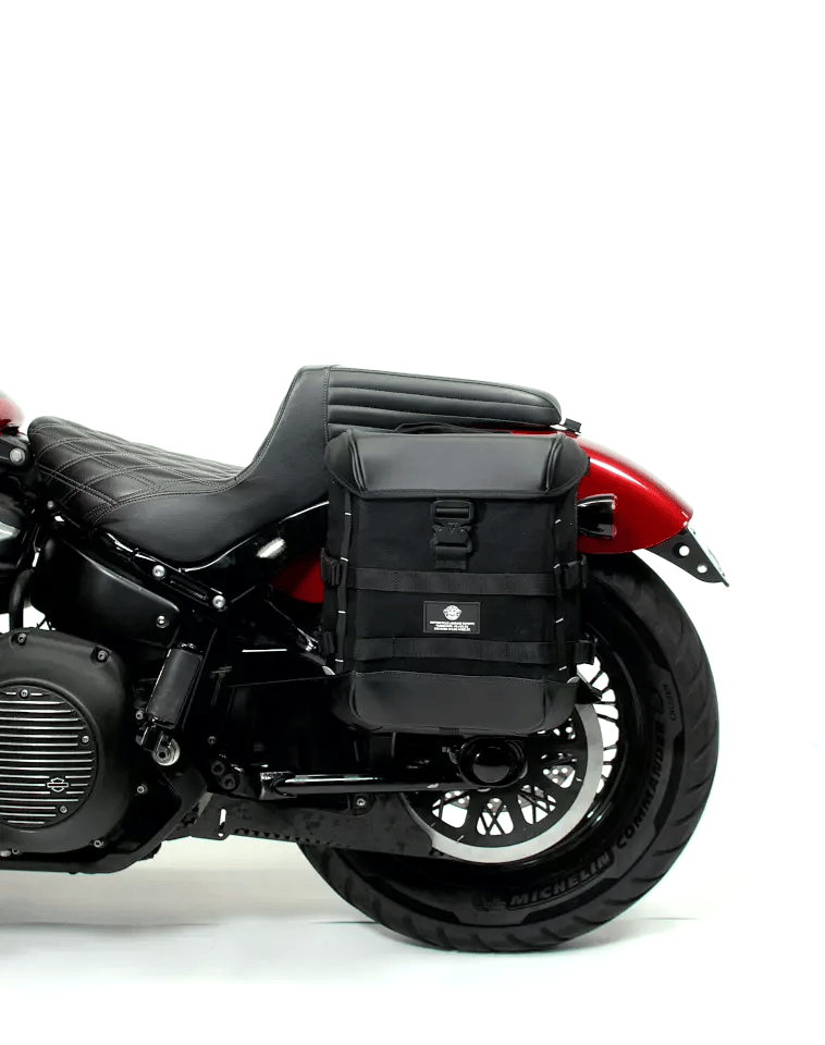 15L - Incognito Quick-Mount Medium Harley Softail Fat Bob FXFB/S Solo Alforja (Right Only)