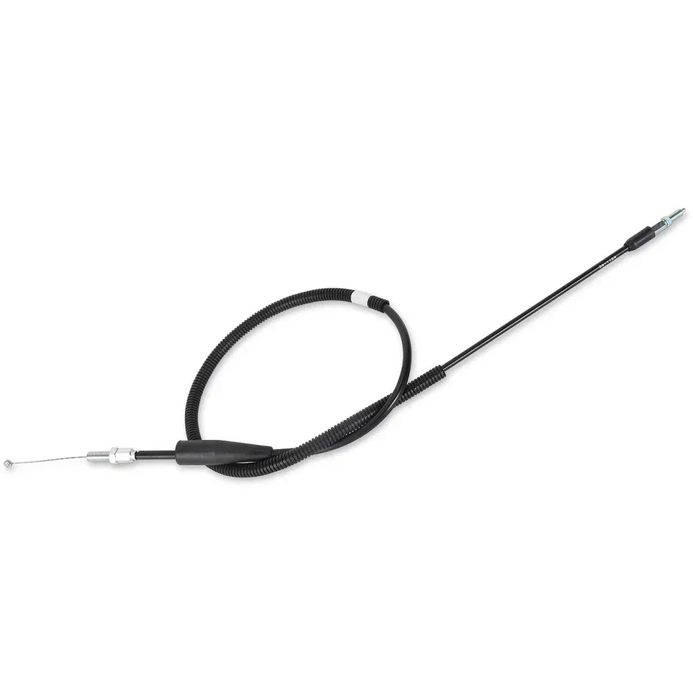 Cable del acelerador de vinilo negro.